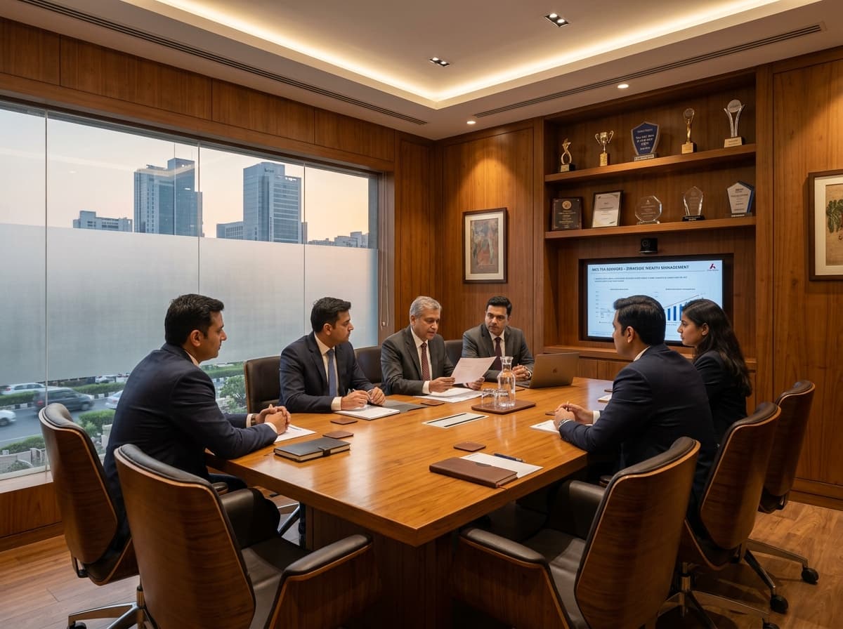 Executive boardroom and tax practice office suite in New Delhi