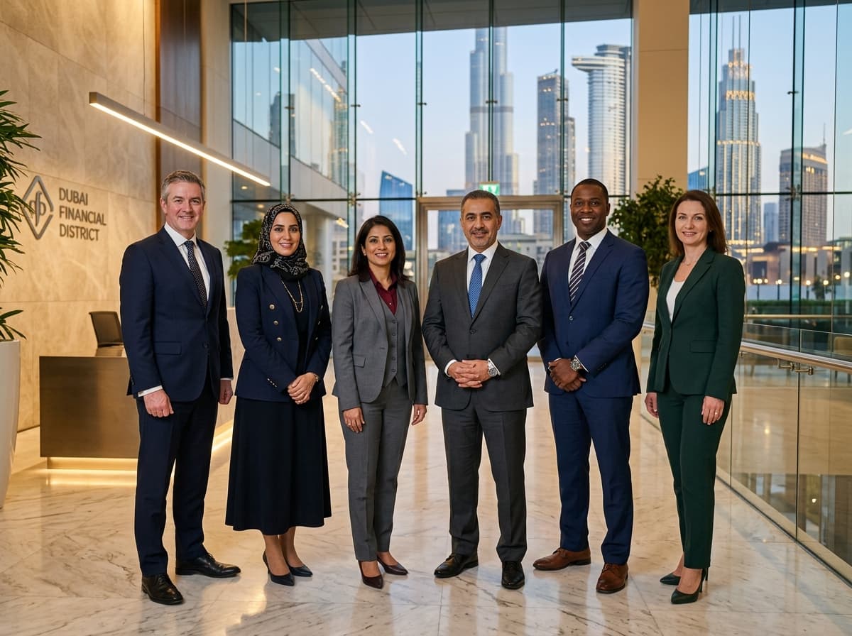 Whiteworth senior tax advisors and consultants at Dubai Financial District headquarters